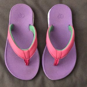 Girls flip flops size 12